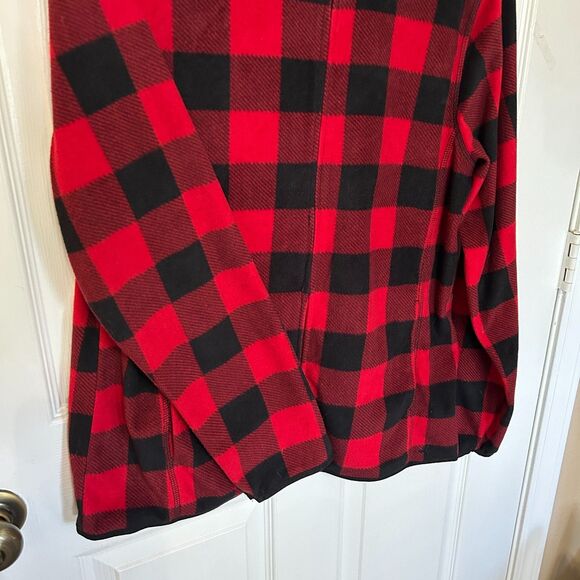 Joe Fresh Women's Buffalo Check Flannel Shacket Size Large #C1624 - Picture 6 of 7